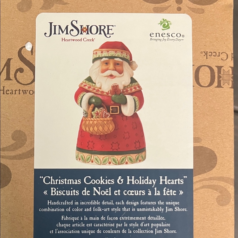 Jim Shore “Christmas Cookies & Holiday Hearts” figurine